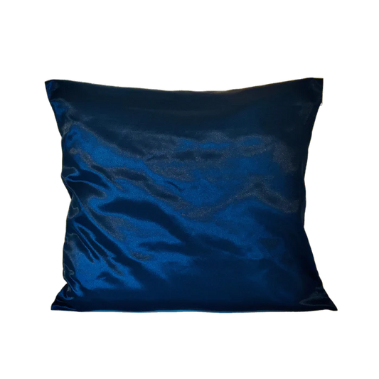 Midnight blue satin pillowcase